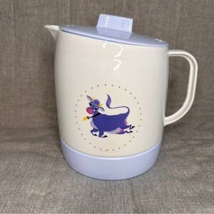 Vintage Quikut 2 Quart Double Walled Pitcher Insulated Dancing Cow Made In USA